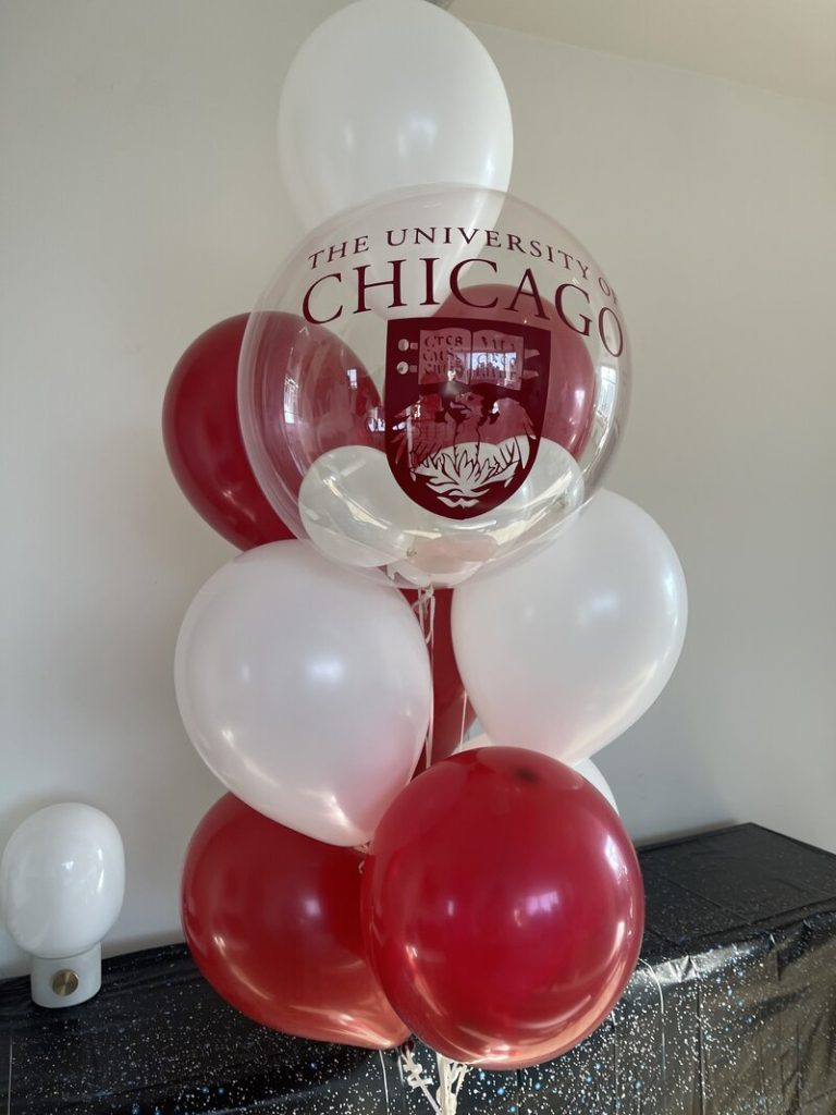 University of Chicago balloon bouquet