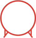 Hoop and arch icon