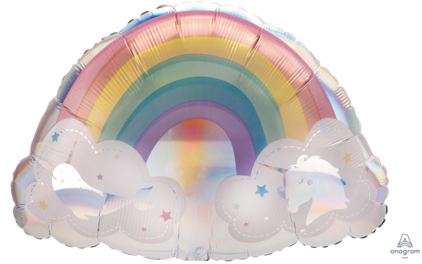Supershape holographic magical rainbow balloon.png