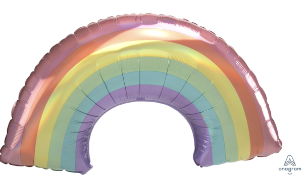 Supershape iridescent pastel rainbow balloon.png