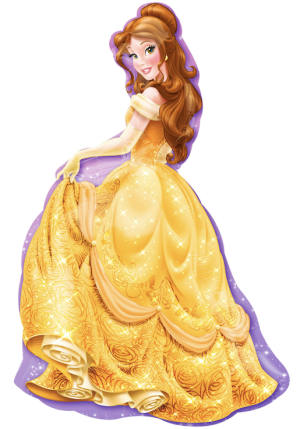 Supershape princess belle balloon.png