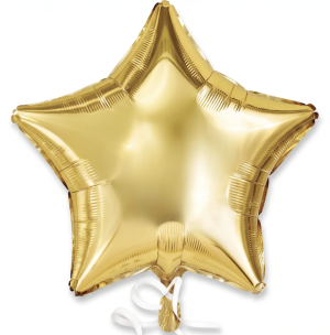 gold star balloon